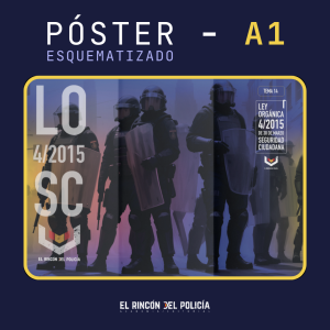 Esquema Póster Ley Orgánica Seguridad Ciudadana